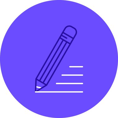 kalem simgesinin vektör illüstrasyonu