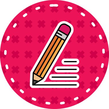 Kalem. Web simgesi basit tasarım