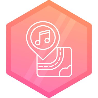 Müzik notası. Basit resimleme