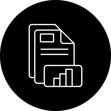 Vektör belgesi Simge illüstrasyonu