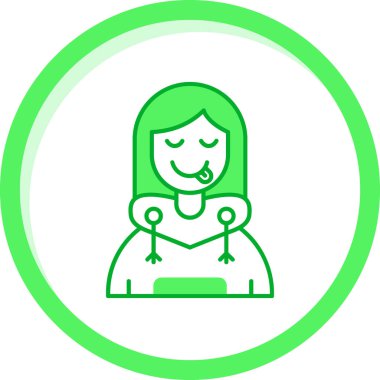 sigara içen kadın sigara simgesi dolgu hatları biçiminde