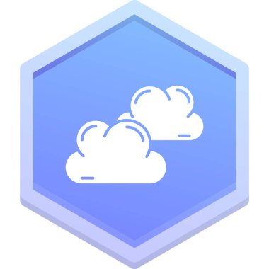 izometrik dizaynda bulut hesaplama vektör simgesi.