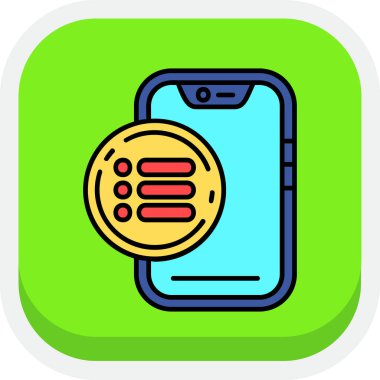 cep telefonu simgesi. akıllı telefon akıllı telefon vektör simgesi rengi düz izole