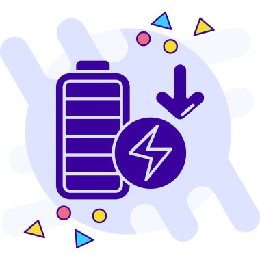 pil vektör illüstrasyonu