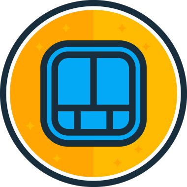 çanta çanta ikonu vektör illüstrasyonu