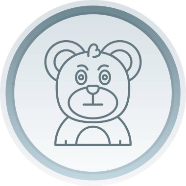 Ayı simgesi, anahat stili