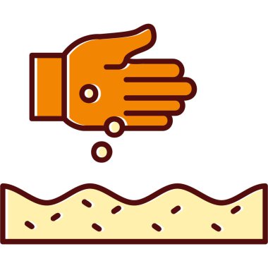 fırın ekmek simgesi doldurulmuş ana hatlarıyla