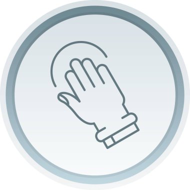 Mavi bir simgenin vektör illüstrasyonu