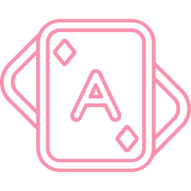 Bir harf simgesinin vektör illüstrasyonu