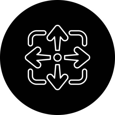 Seo simgesinin vektör illüstrasyonu