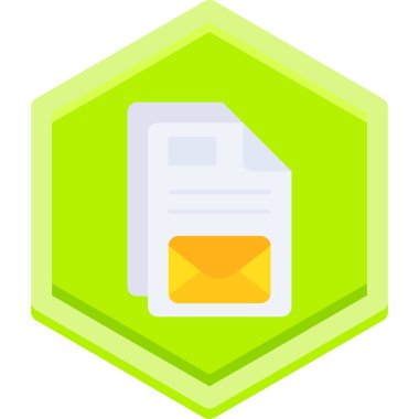 Yeşil yaprağın vektör simgesi