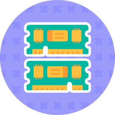 devre kartı simgesi vektör illüstrasyonu