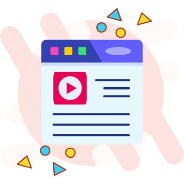 video çalma simgesi vektörü