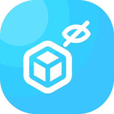 Bir küpün vektör illüstrasyonu