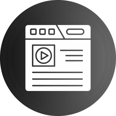 seo modern simgesinin vektör illüstrasyonu