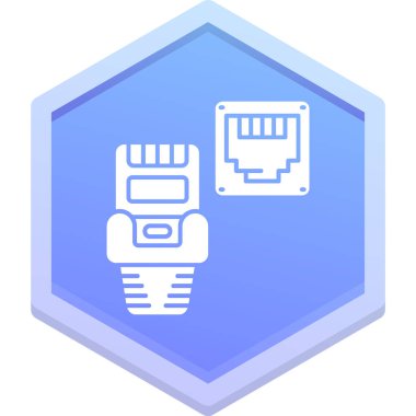 Modern bir simgenin vektör illüstrasyonu