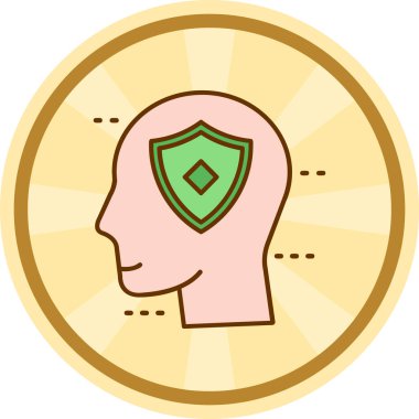 Modern simgenin vektör illüstrasyonu