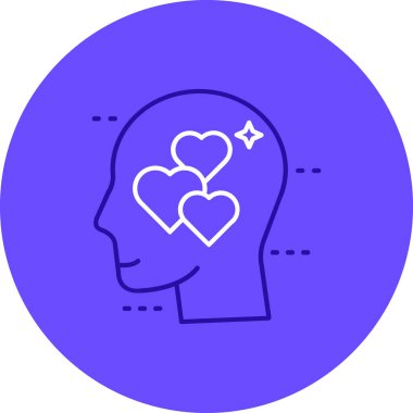 Beyaz arkaplanda izole edilmiş ana hatlı aşk simgesi. Sevgililer günün kutlu olsun. Sevgililer günü kartı ya da tebrik kartı. vektör