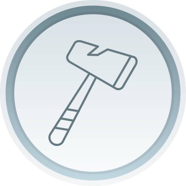 Kürek simgesi. Kürek vektör simgesi web için basit örnek