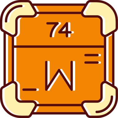 Ahşap bir sayının vektör illüstrasyonu