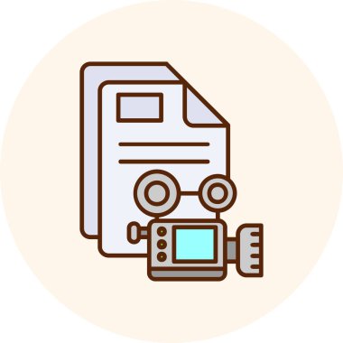 Bir yazıcı simgesinin vektör illüstrasyonu