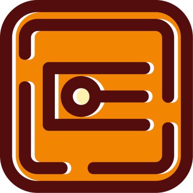 Modern bir simgenin vektör illüstrasyonu