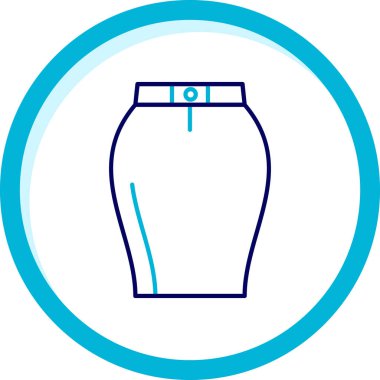 Tek bir izole simgenin vektör illüstrasyonu