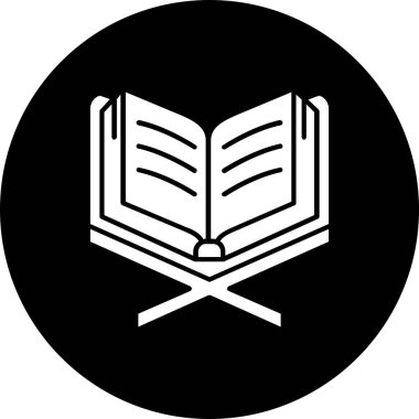 Kitap. Web simgesi basit illüstrasyon