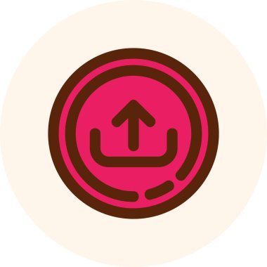 Bir simgenin vektör illüstrasyonu