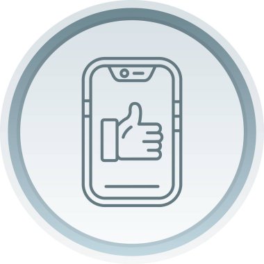 başparmak yukarı simgesi, vektör illüstrasyonu