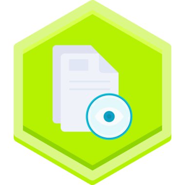 Belge. Web simgesi basit illüstrasyon