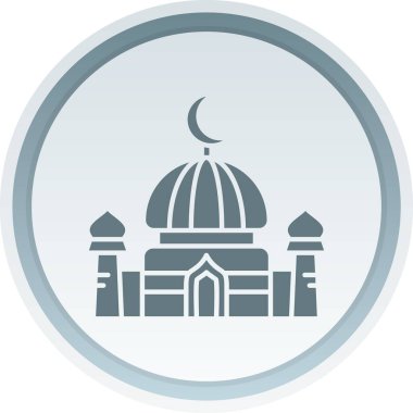 Cami simgesinin vektör illüstrasyonu