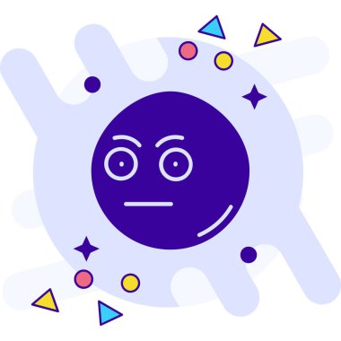 emoji simgesi vektör illüstrasyonu