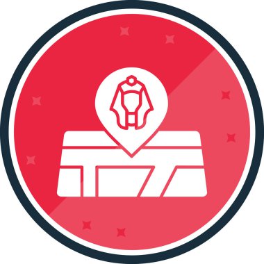 vektör illüstrasyonu, harita imleci simgesi