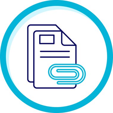 Vektör belgesi Simge illüstrasyonu