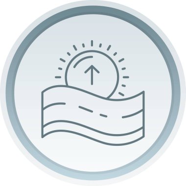 Su simgesinin vektör illüstrasyonu