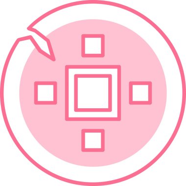 seo modern simgesinin vektör illüstrasyonu