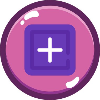 Rozet. Web simgesi vektör illüstrasyonu