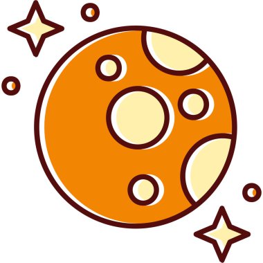 Vektör illüstrasyonu, simge ögesi arkaplanı