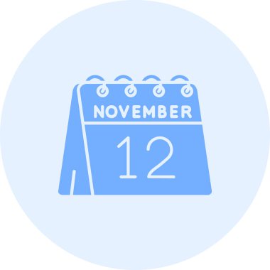 Kasım 'ın 11' inde bir günlük takvim ve basit bir resim simgesi