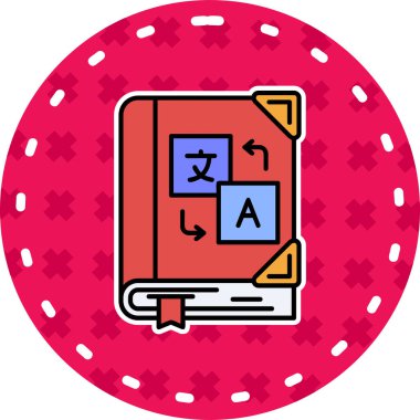 Modern bir simgenin vektör illüstrasyonu