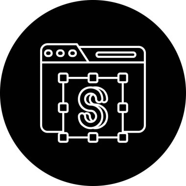 para simgesi vektör illüstrasyonu