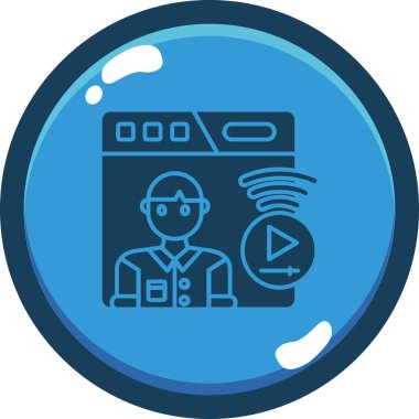 seo modern simgesinin vektör illüstrasyonu