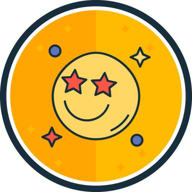 Yıldız. Web simgesi basit illüstrasyon