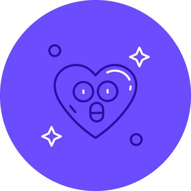 Aşk simgesinin vektör illüstrasyonu