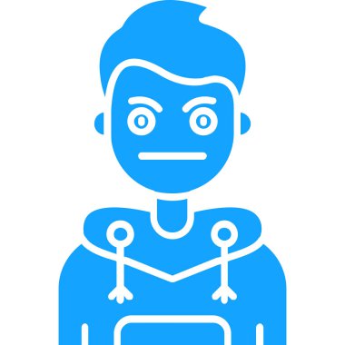 süper kahraman simgesi, vektör illüstrasyonu