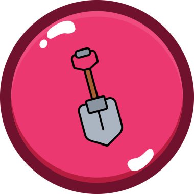 Çizgi film simgesinin vektör çizimi