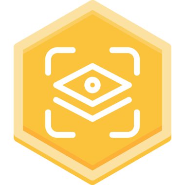 Tek bir simgenin vektör illüstrasyonu