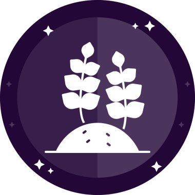 Yıldız simgesi olan bir uydunun vektör çizimi