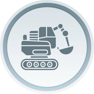 Çember dizaynında robot kol vektör simgesi